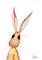 Art: SKINNY HARE h2531 by Artist Dawn Barker