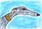 Art: GREYHOUND g311 by Artist Dawn Barker