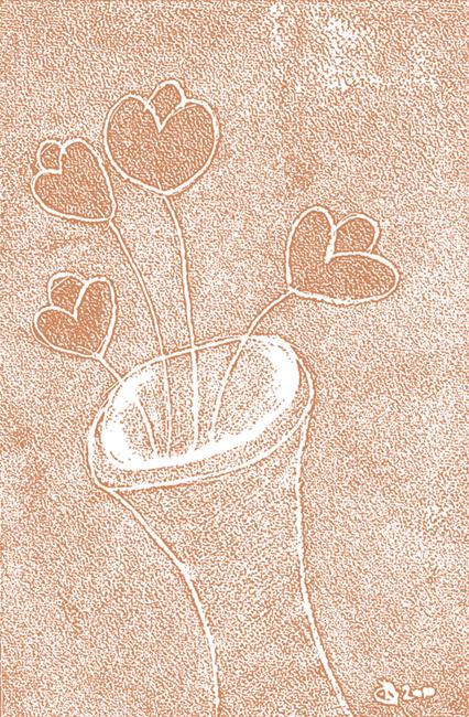 Art: FLOWERS f102 by Artist Dawn Barker
