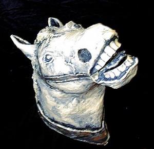 Detail Image for art Horse Head Sculpture