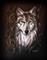 Art: Wolf by Artist Patricia Lintner