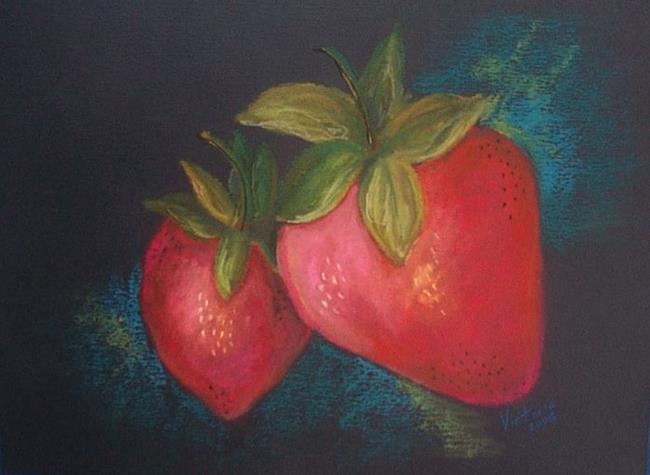 Art: Strawberries by Artist Torrie Smiley