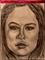 Art: Selena Gomez. by Artist William Powell Brukner