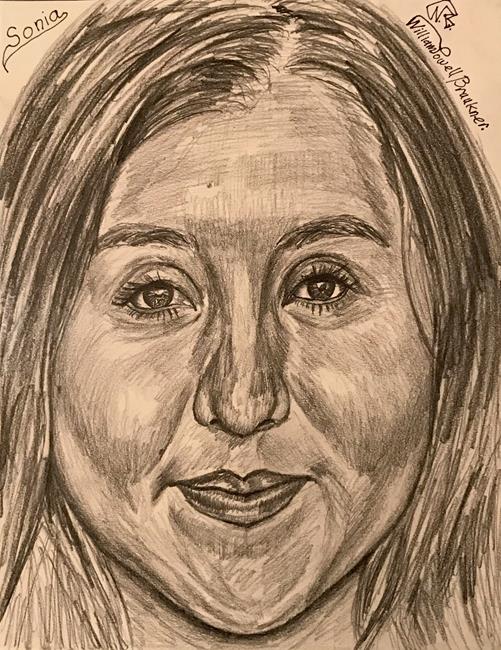 Art: SONIA. by Artist William Powell Brukner