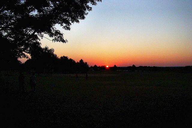 Art: July 4th Sunset by Artist Leea Baltes