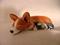 Art: Corgi Puppy & Kitten by Artist Camille Meeker Turner
