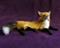 Art: Original Furred Fox by Artist Camille Meeker Turner