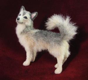 Detail Image for art Alpaca Furred Siberian Husky