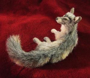 Detail Image for art Alpaca Furred Grey Wolf