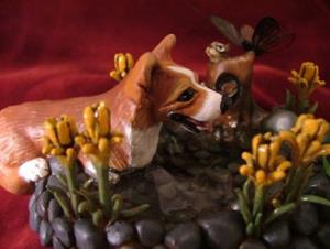 Detail Image for art Corgi Pond
