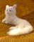 Art: Fluffy White Cat by Artist Camille Meeker Turner