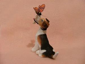 Detail Image for art Wire Fox Terrier & Bumble Bee