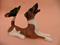 Art: Smooth Fox Terrier & Butterfly, Brown & White w/ Mask by Artist Camille Meeker Turner