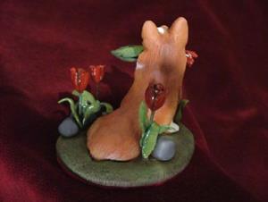 Detail Image for art Corgi & Tulips