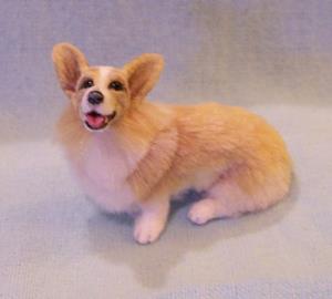 Detail Image for art Silk Furred Welsh Corgi Detail Image for art Silk Furred Welsh Corgi