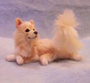 Detail Image for art Silk Furred Pomeranian Detail Image for art Silk Furred Pomeranian