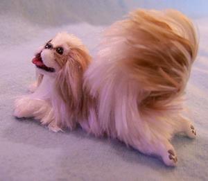 Detail Image for art Silk Furred Japanese Chin Detail Image for art Silk Furred Japanese Chin