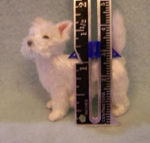 Detail Image for art Silk Furred Westie Detail Image for art Silk Furred Westie