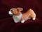 Art: Playful Corgi by Artist Camille Meeker Turner