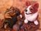 Art: Pembroke Welsh Corgi & Chipmunks by Artist Camille Meeker Turner