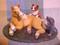 Art: Horse, Corgi & Bunny by Artist Camille Meeker Turner