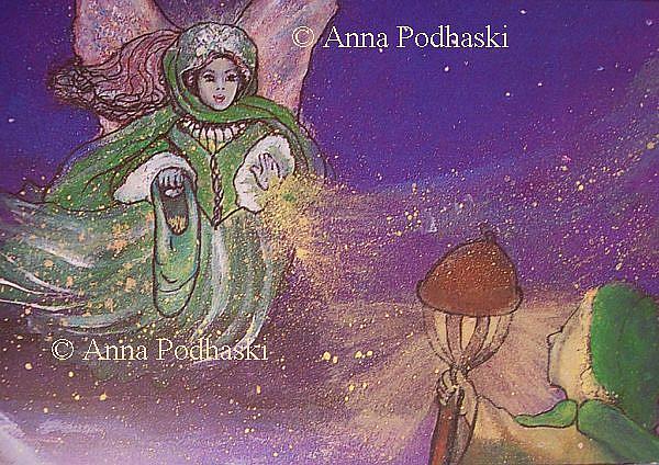 Art: A Fairy Blessing by Artist Anna Podhaski