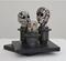 Art: Ancient Tribes vs. New Technology by Artist Ruth Edward Anderson