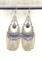 Art: Sterling Silver Marcasite and Violet Swarovski Crystal Chandelier Earrings by Artist Sparkle Plenty Fine Beaded Jewellery