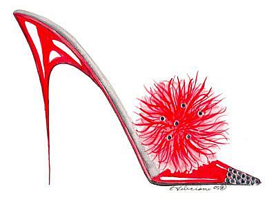 RUBY RED SLIPPER - by Elena Feliciano from