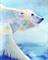 Art: Polar Bear Portrait - sold by Artist Ulrike 'Ricky' Martin