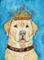 Art: King Lab by Artist Melinda Dalke
