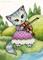 Art: Little Fiddler ACEO by Artist Carmen Medlin