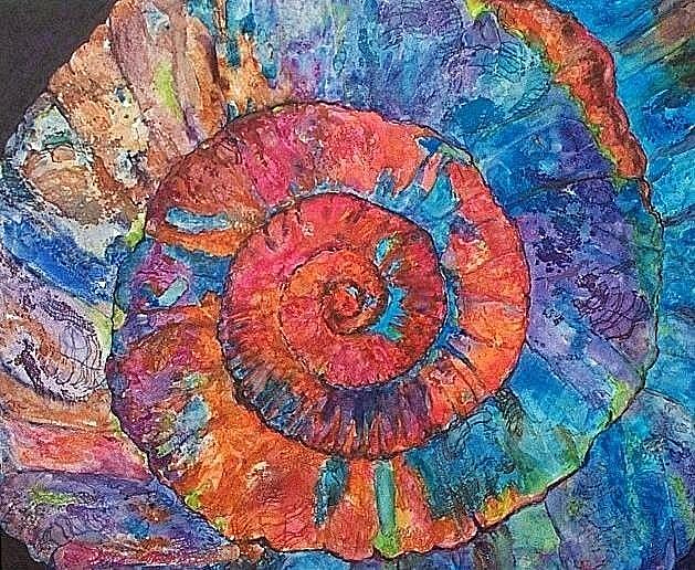 Art: Ammonite II by Artist Ulrike 'Ricky' Martin