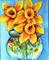 Art: Daffodil Bouquet ( available in my ebay store) by Artist Ulrike 'Ricky' Martin