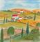 Art: Tuscan Hills Landscape by Artist Virginia Kilpatrick