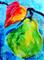 Art: ACEO Theme Week Contest: Autumn's Pear by Artist Patience