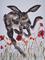Art: RUNNING HARE h853 by Artist Dawn Barker