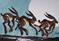 Art: HARE STAMPEDE! by Artist Dawn Barker