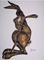 Art: WASHING HARE h832 by Artist Dawn Barker