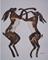 Art: BOXING HARES h848 by Artist Dawn Barker
