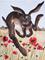 Art: RUNNING HARE h859 by Artist Dawn Barker