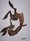Art: ROLLING HARE h861 by Artist Dawn Barker