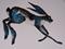 Art: BLUE HARE h865 by Artist Dawn Barker