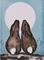 Art: HARES (Just the Two of Us) by Artist Dawn Barker
