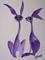 Art: TWO HARES h868 by Artist Dawn Barker