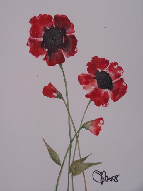 Art: POPPIES  p115 by Artist Dawn Barker