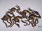 Art: HARE STAMPEDE! h871 by Artist Dawn Barker