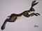 Art: LEAPING HARE h895 by Artist Dawn Barker