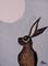Art: MOONGAZING HARE h907 by Artist Dawn Barker