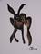 Art: BROWN HARE h908 by Artist Dawn Barker